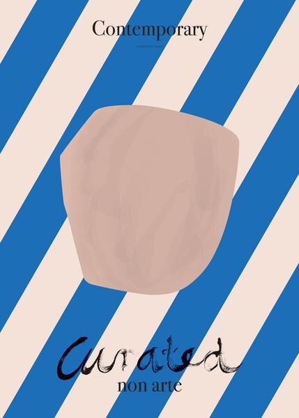 Curated - Clay Shape  Plakat af Nynne Rosenvinge. - Plakatcph.com - plakater, posters og boligdesign