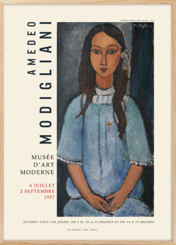 Museumsplakat af Modigliani - Plakatcph.com
