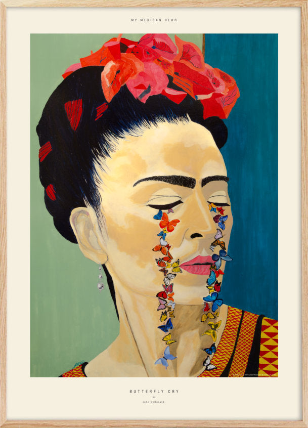 The crying Frida Plakat - Plakatcph.com - plakater, posters og boligdesign
