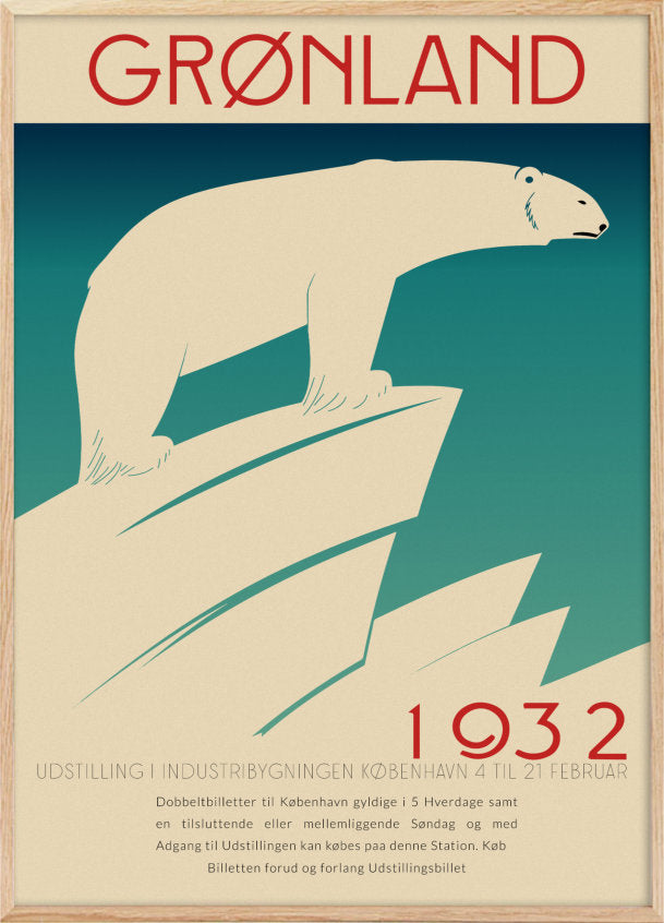 Grønland plakat poster - Plakatcph.com - plakater, posters og boligdesign