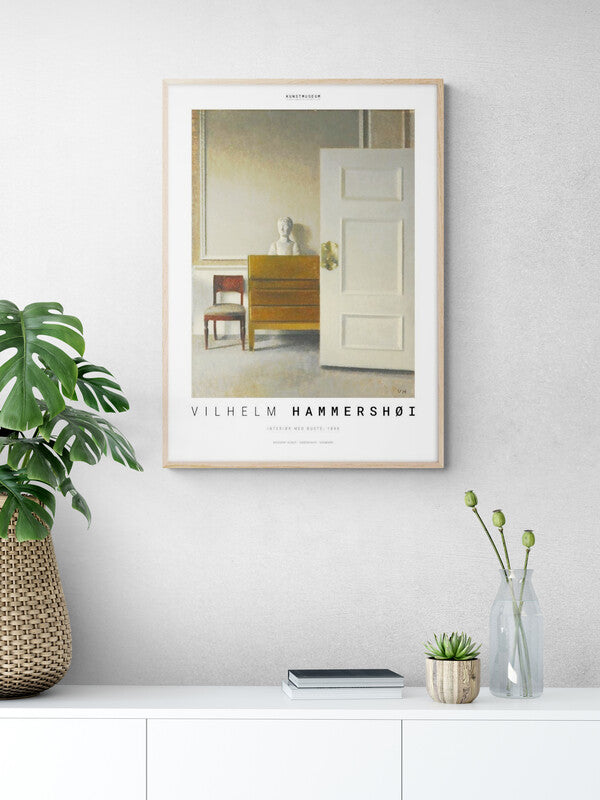 Vilhelm Hammershøi interiør no.2 plakat - Plakatcph.com - plakater, posters og boligdesign