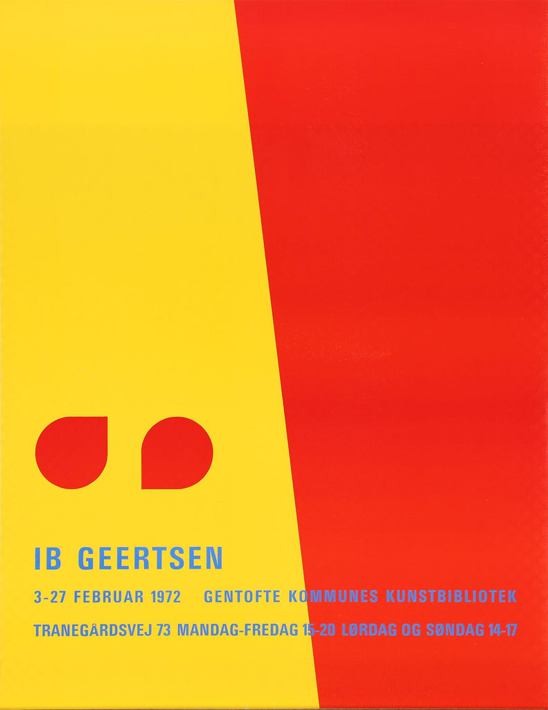 Ib Geertsen plakat / original - Plakatcph.com - plakater, posters og boligdesign