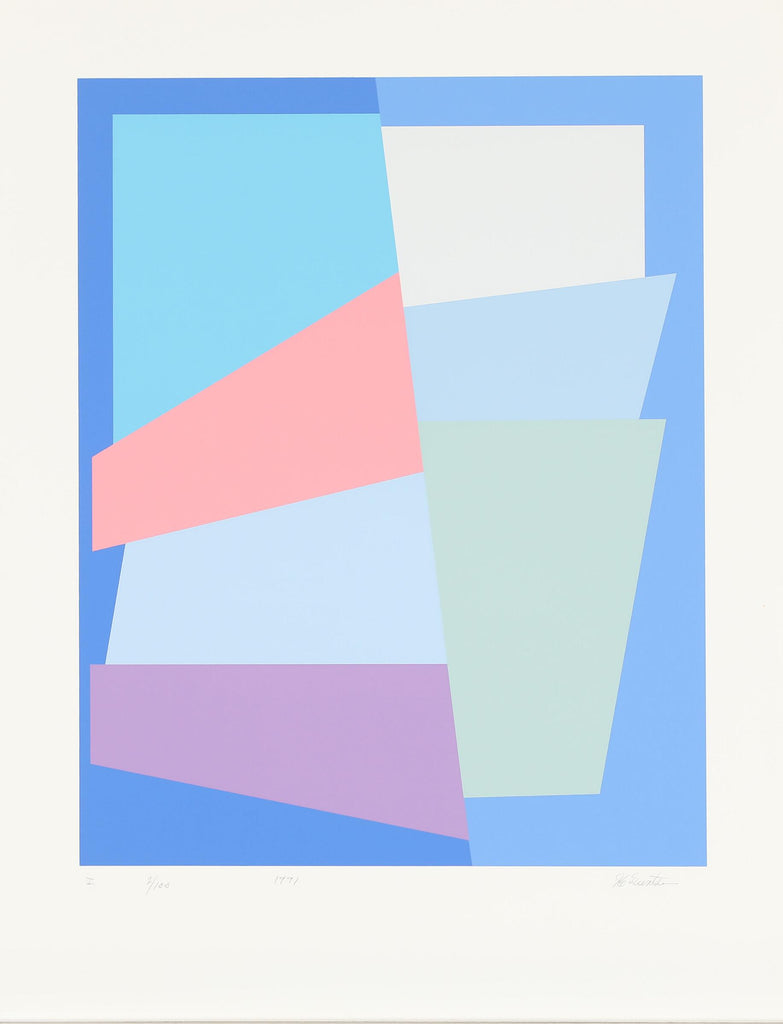 Ib Geertsen Lithography / Original / light blue - Plakatcph.com - posters, posters and home designs