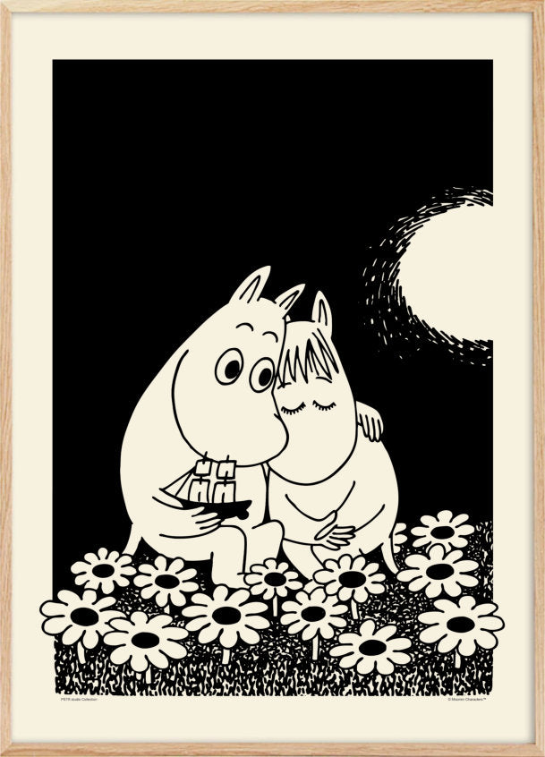Moomin - Love story plakat - Plakatcph.com
