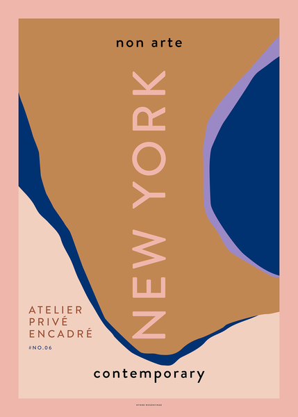 Non Arte Poster "New York" Poster by Nynne Rosenvinge - Plakatcph.com - posters, posters and home designs