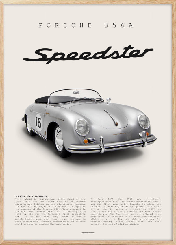 Porsche Speedster plakat / poster - Plakatcph.com - plakater, posters og boligdesign