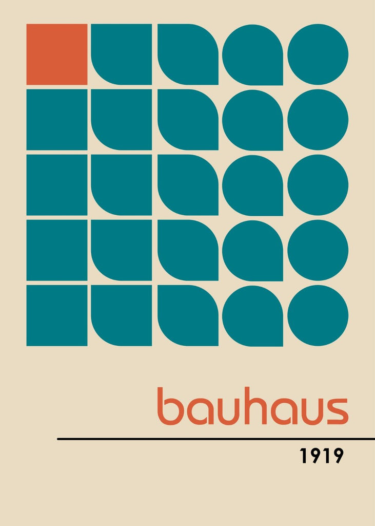 Bauhaus Dots Poster - postercph - Plakatcph.com - posters, posters and home design