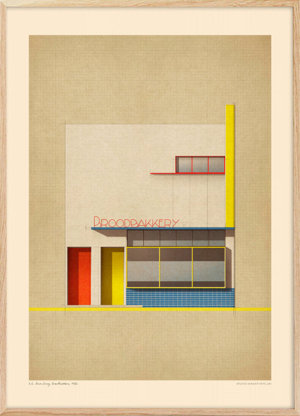 The Square Minimalistisk arkitektur plakat / poster - Plakatcph.com - plakater, posters og boligdesign