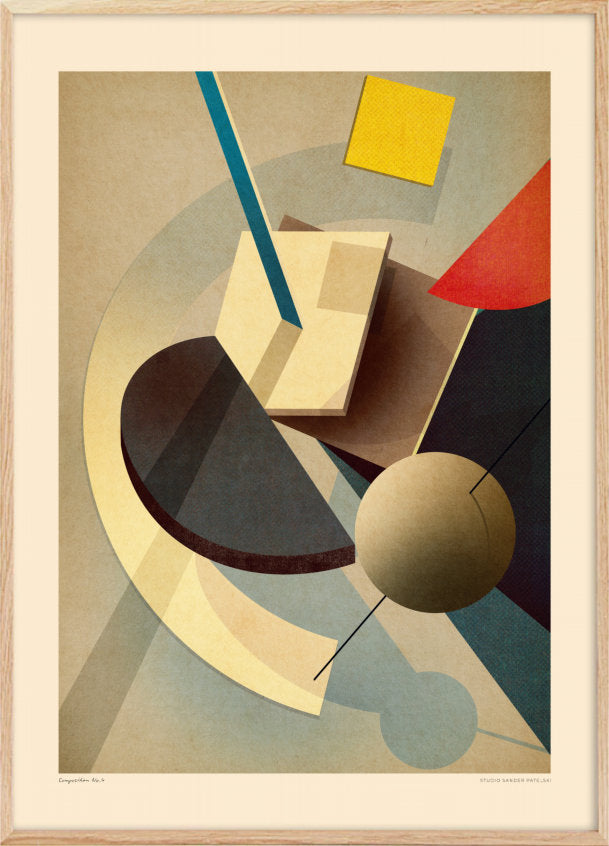 Geometri plakat af Sander Patelski. - Plakatcph.com