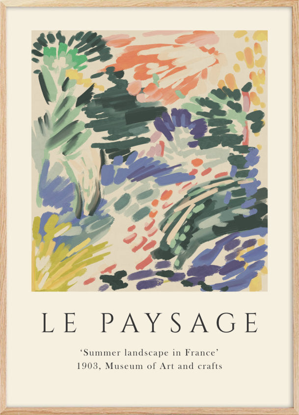 field - Le Paysage poster– Plakatcph.com