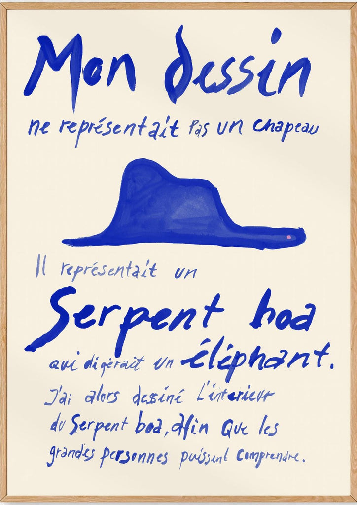 Le Petit Prince af Sissan Richardt / plakat & poster - Plakatcph.com - plakater, posters og boligdesign
