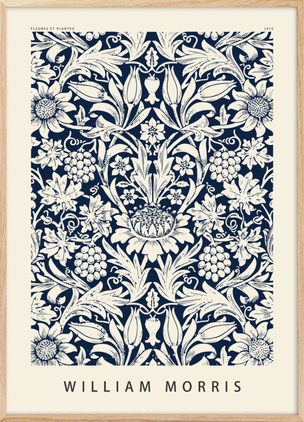 William Morris poster blue - Plakatcph.com - posters, posters and home designs