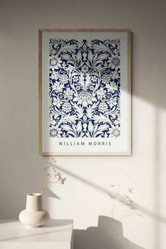 William Morris plakat blå - Plakatcph.com - plakater, posters og boligdesign