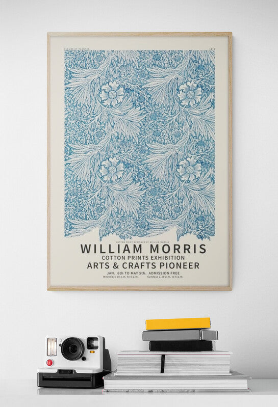 William Morris plakat (lyseblå) Plakat / poster - Plakatcph.com - plakater, posters og boligdesign