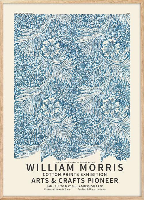 William Morris plakat (lyseblå) Plakat / poster - Plakatcph.com - plakater, posters og boligdesign