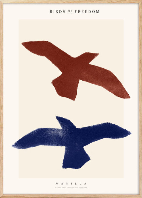 Birds Poster - peace birds poster - Plakatcph.com - posters, posters and home design