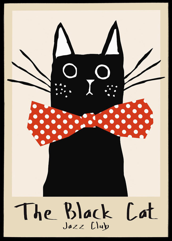 The Black Cat Poster - music poster - Plakatcph.com - posters, posters and home designs