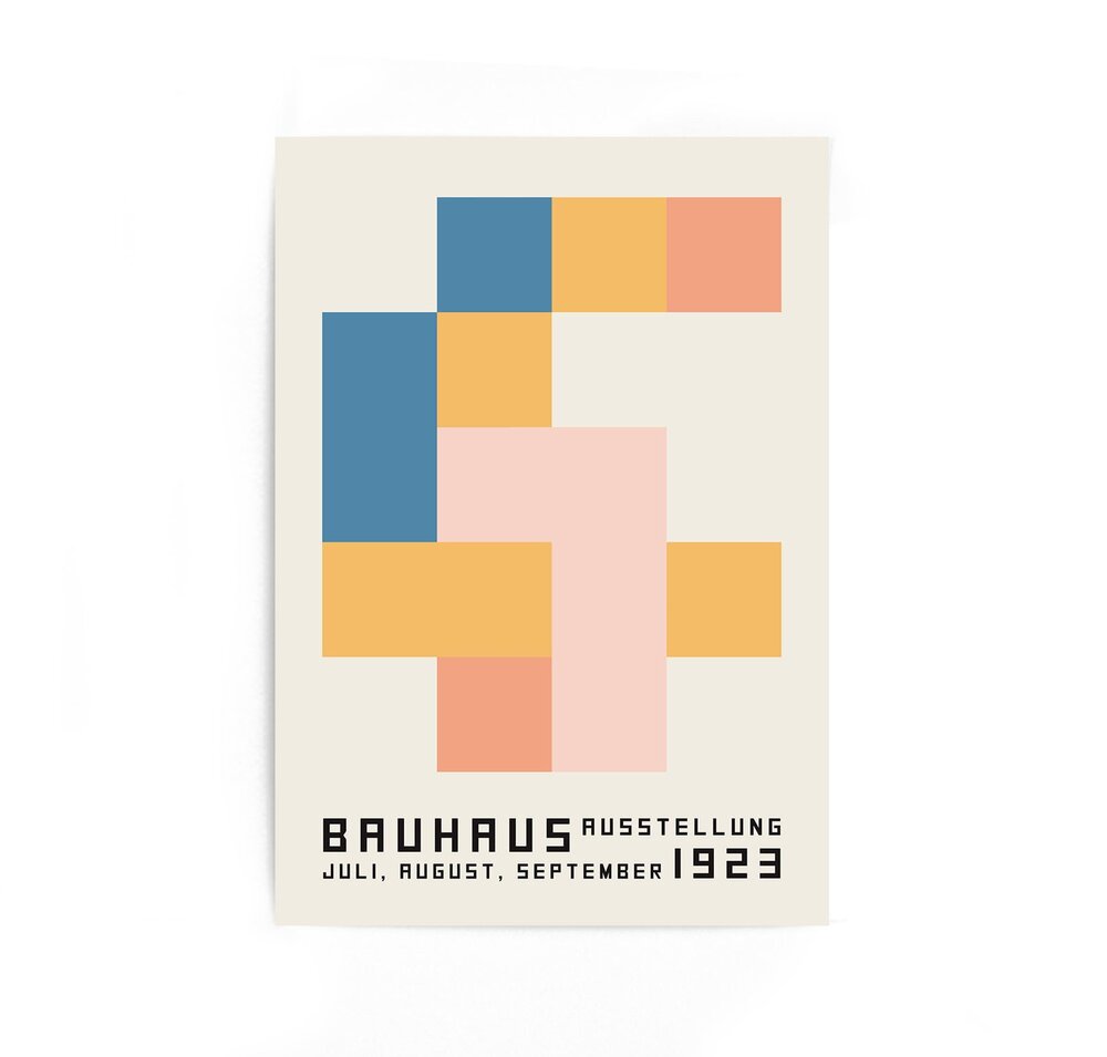 Bauhaus dush Plakat - Plakatcph.com - plakater, posters og boligdesign