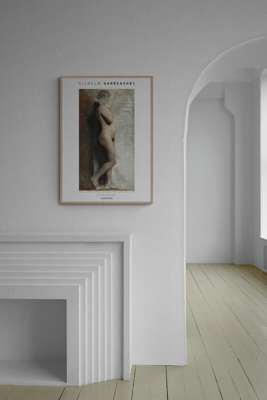 Vilhelm Hammershøi portræt erotisk plakat / poster - Plakatcph.com - plakater, posters og boligdesign